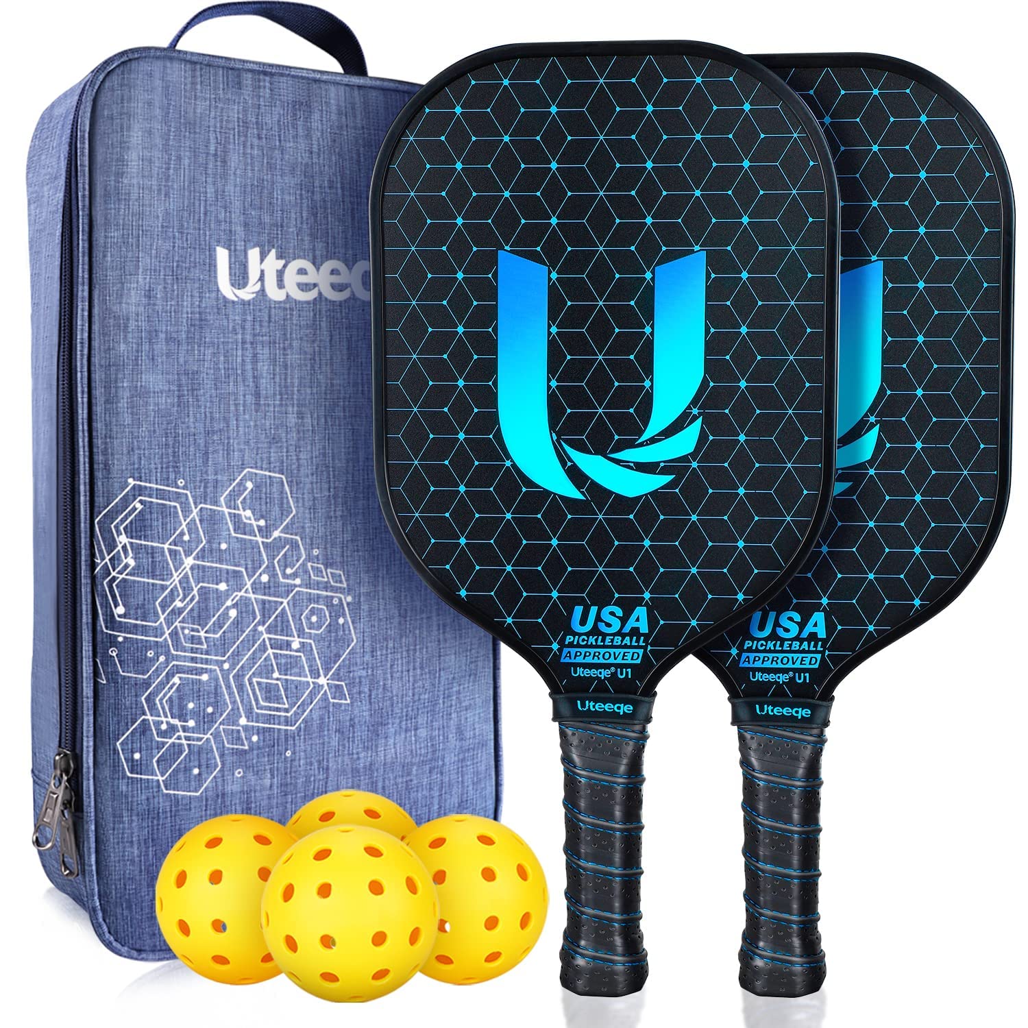 Uteeqe Pickleball Paddles Set