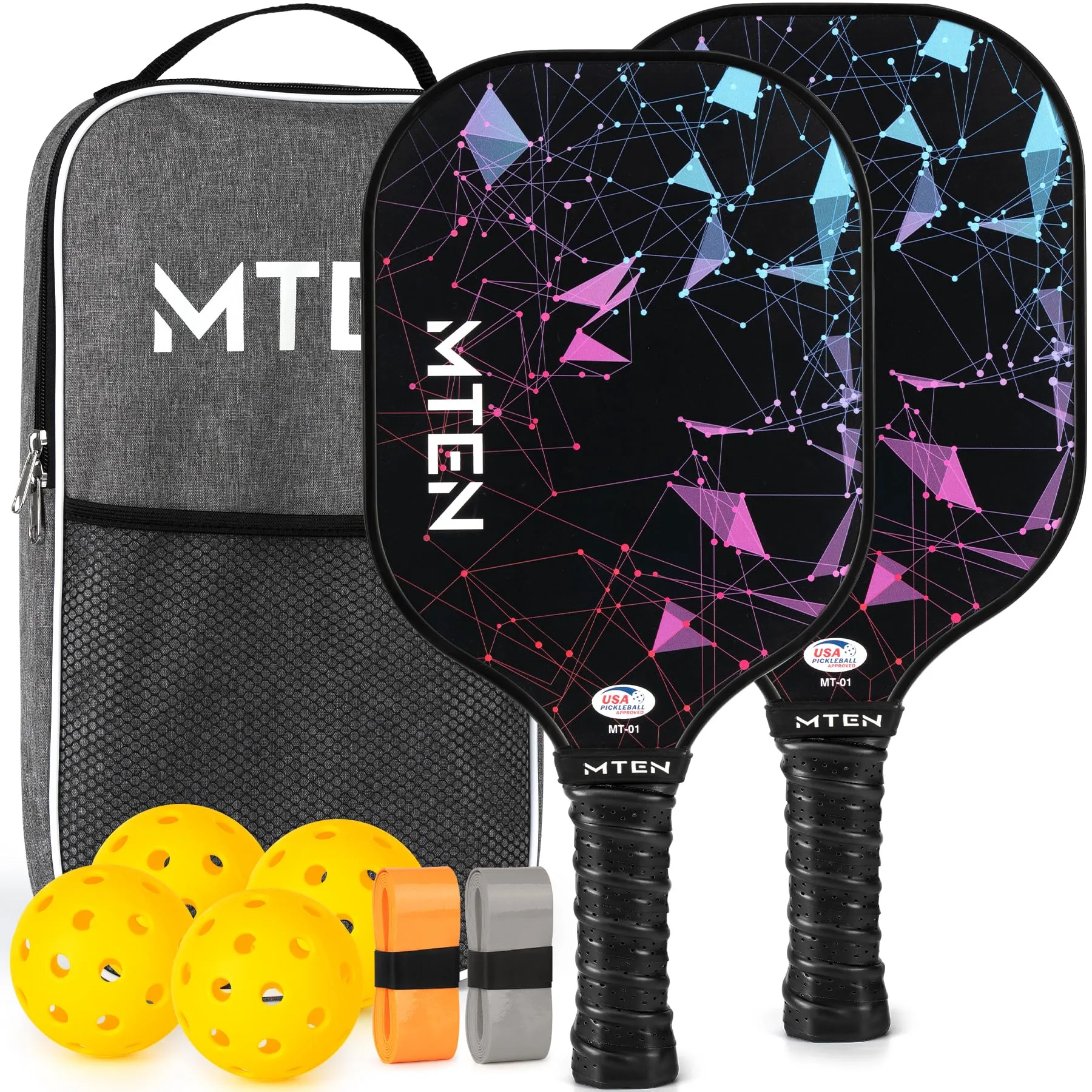 MTEN pickleball paddle set