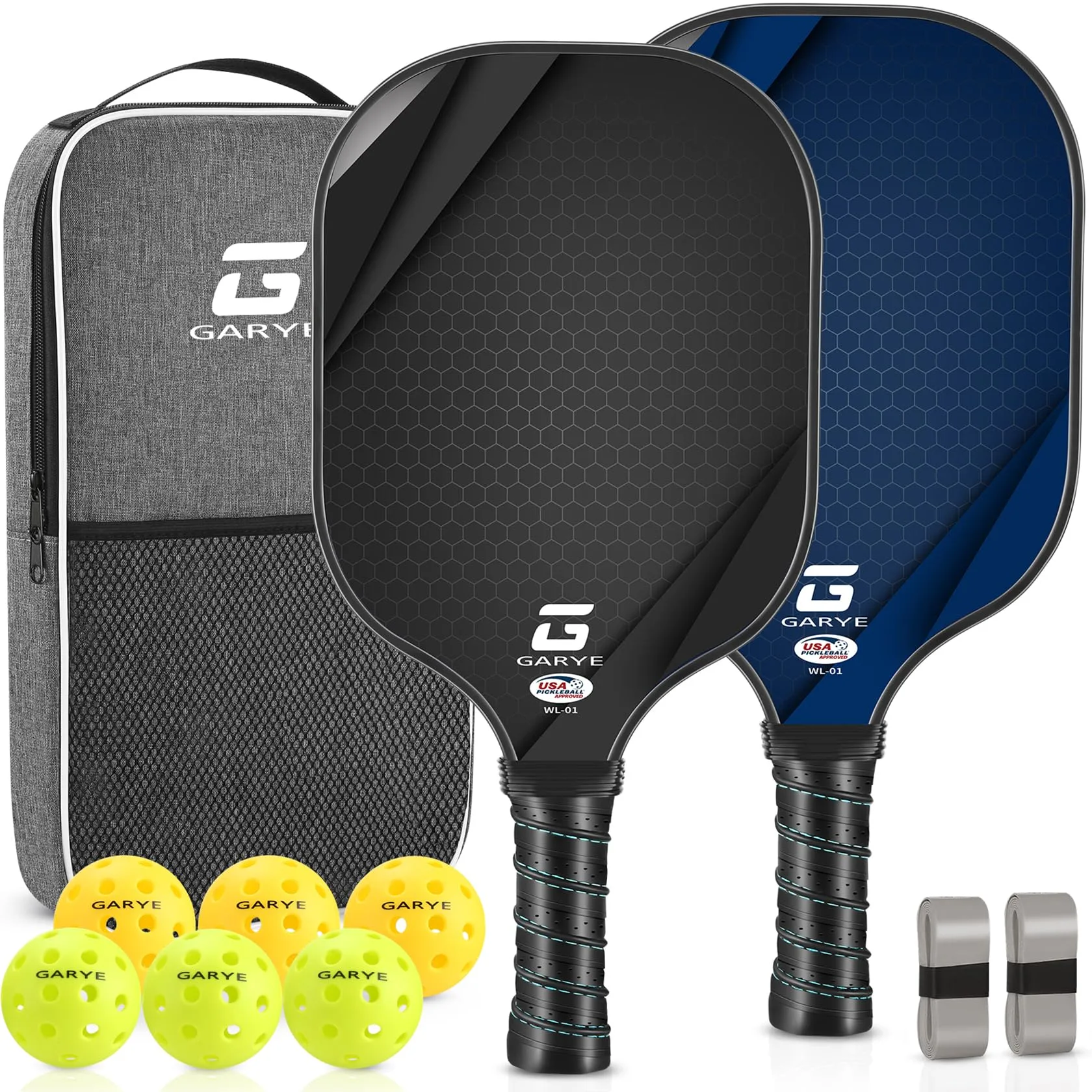 GARYE pickleball paddles set