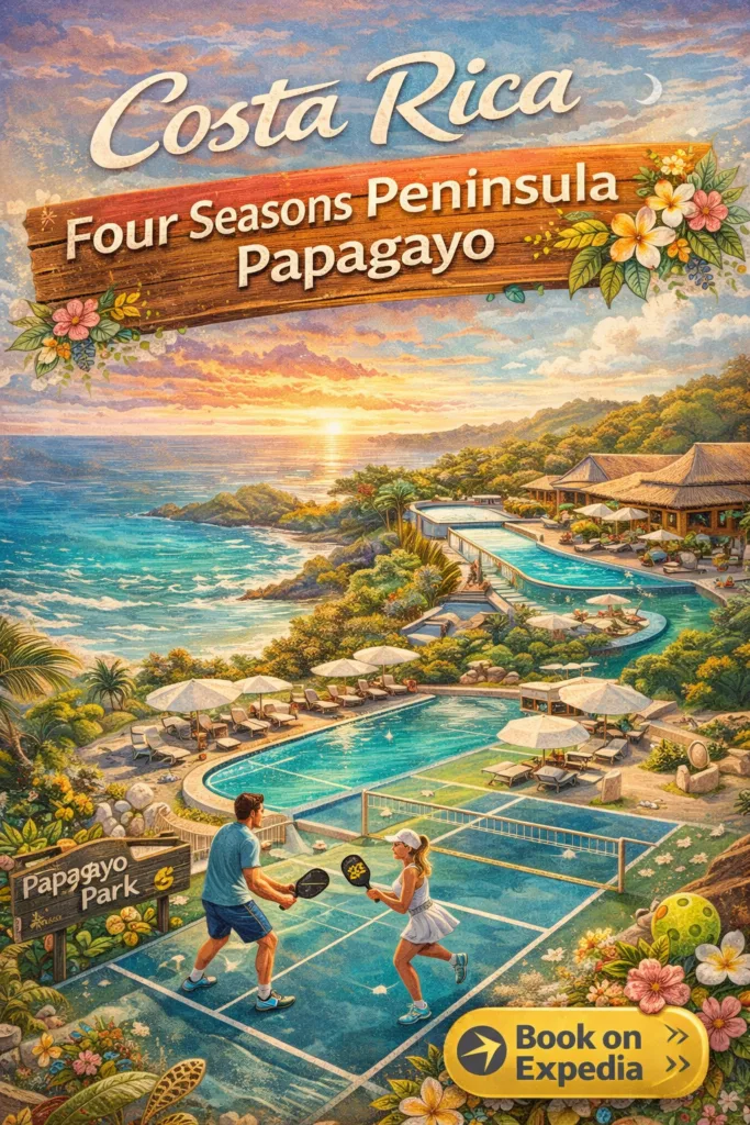 Four Seasons Costa Rica resort pickleball courts