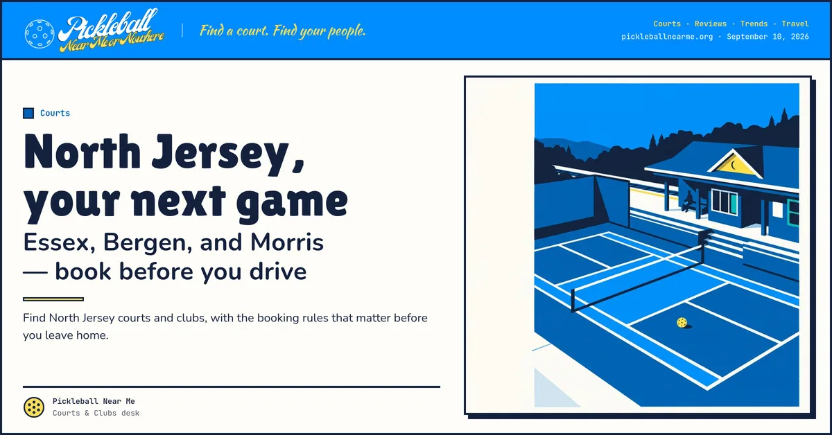 North Jersey, your next game — Essex, Bergen, and Morris — book before you drive